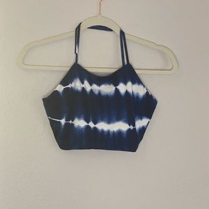 Two piece skirt and crop top set